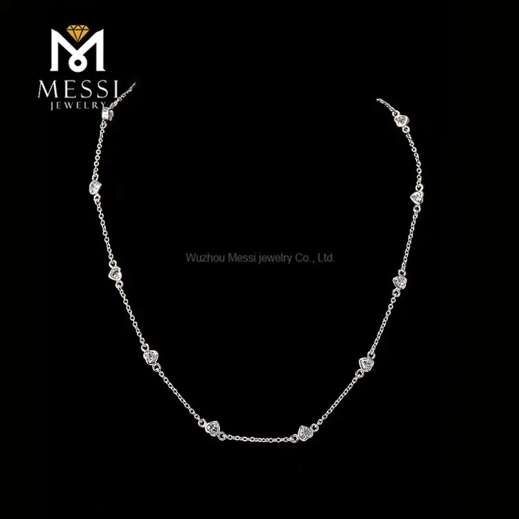 Custom moissanite pendant yellow gold quality assurance Manufacturer | Messi Jewelry 5