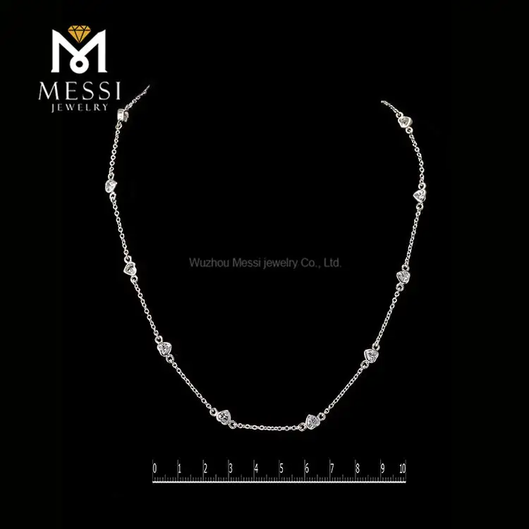 Custom moissanite pendant yellow gold quality assurance Manufacturer | Messi Jewelry 3