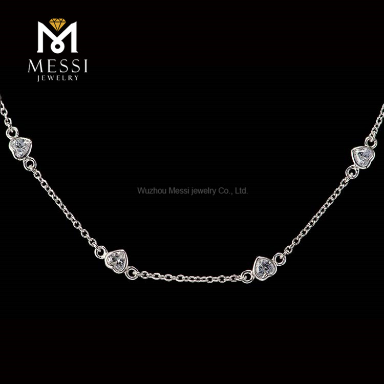 Подвеска из муассанита на заказ, желтое золото, гарантия качества, производитель | Ювелирные изделия Messi 12