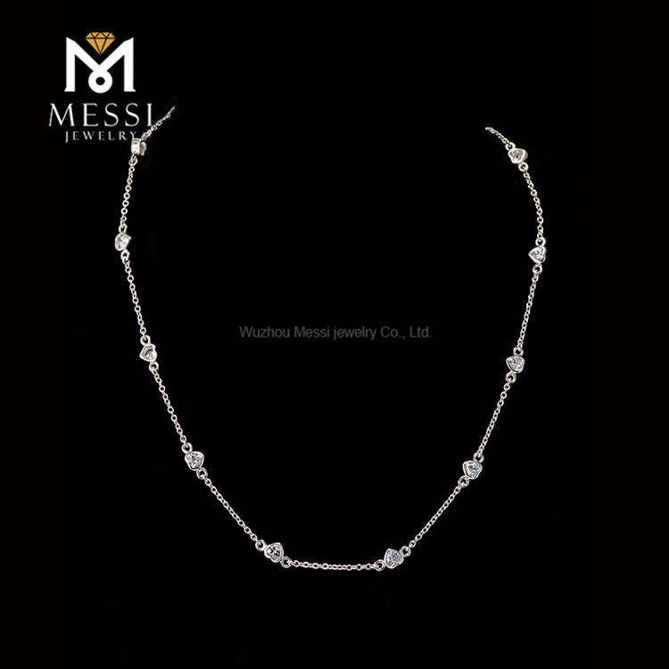 Подвеска из муассанита на заказ, желтое золото, гарантия качества, производитель | Ювелирные изделия Messi 14