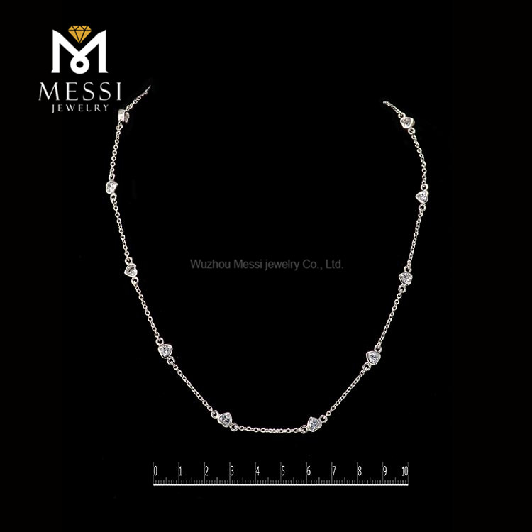 Подвеска из муассанита на заказ, желтое золото, гарантия качества, производитель | Ювелирные изделия Messi 10