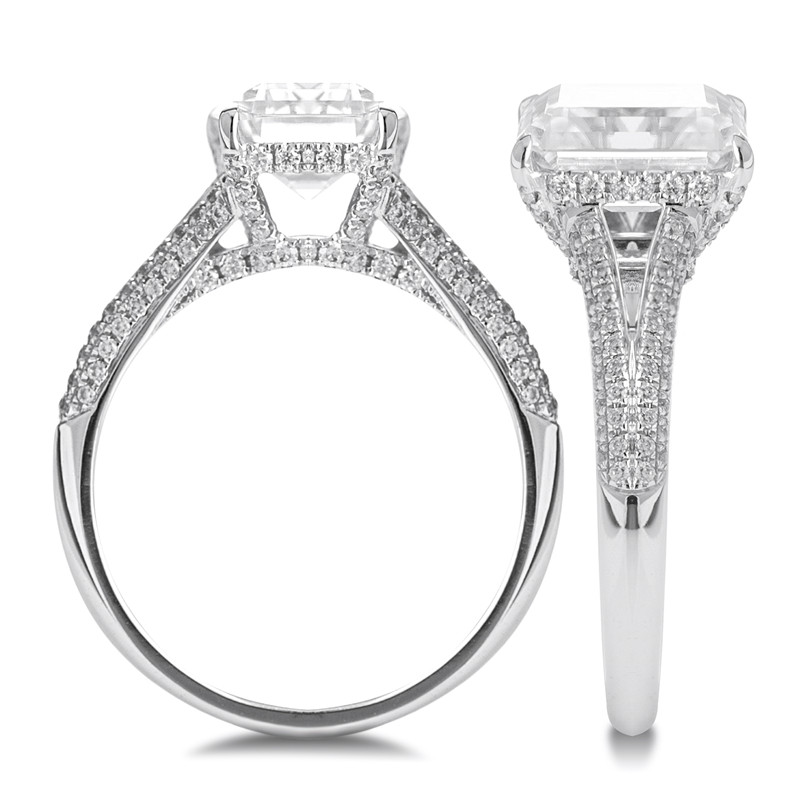 Messi Alahas - Messi alahas Mga Singsing sa Kasal Alahas puti nga Bulawan Fashion Puti nga Babaye Couple Lalaki Regalo Custom Party 14k 18k singsing Singsing 9