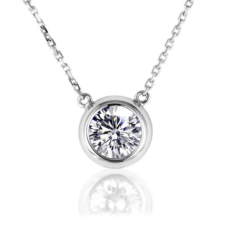 Rose Gold Lab Grown Diamond Necklace - High Quality & Affordable 3