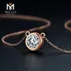Rose Gold Lab Grown Diamond Necklace - High Quality & Affordable 5