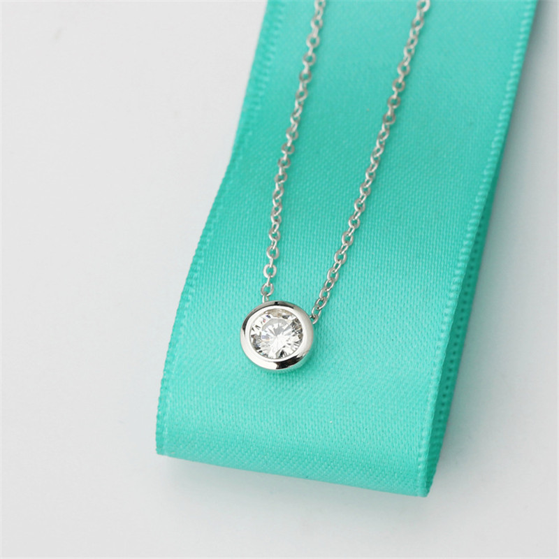 Messi Jewelry - MS -108 Rose Gold Jewelry Lab Colar Diamond Colar 10k 14k Colar de colar de ouro 18k 13