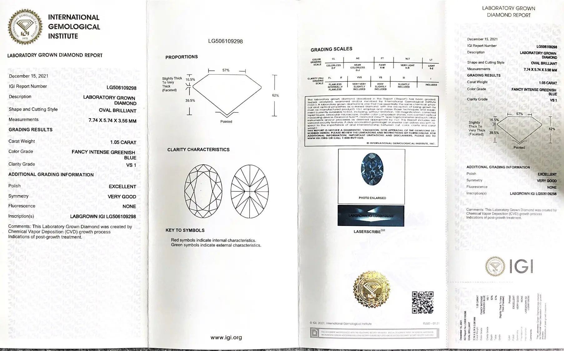 Coleção de joias com diamantes de laboratório de alta qualidade em tons de azul. 7
