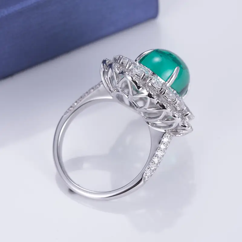 Custom gemstone ring supplier with good price Manufacturer | Messi Jewelry 5