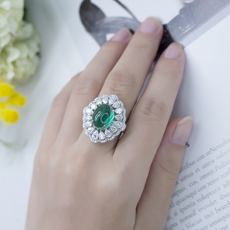 Custom gemstone ring supplier with good price Manufacturer | Messi Jewelry 9