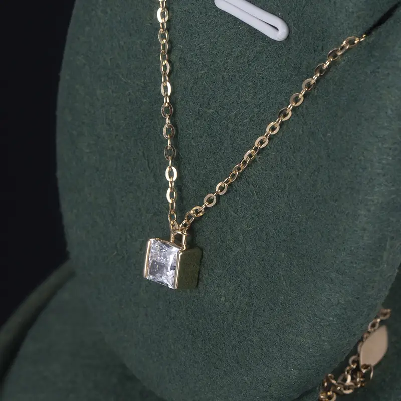 Messi Jewelry | bulk production moissanite bezel necklace factory 3