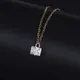 Custom moissanite solitaire pendant series Manufacturer | Messi Jewelry 4