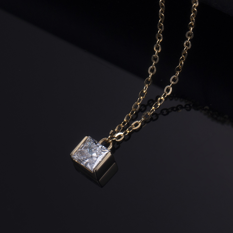 Série de pingentes de paciência de moissanite personalizados Fabricante | Joias Messi 10