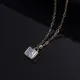 Custom moissanite solitaire pendant series Manufacturer | Messi Jewelry 5