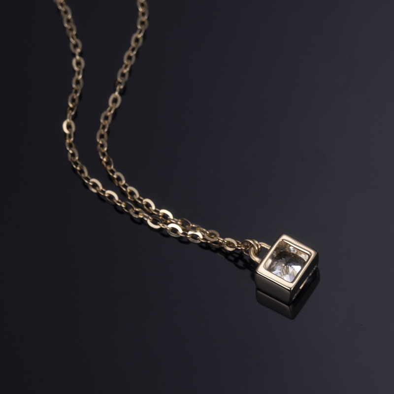 Série de pingentes de paciência de moissanite personalizados Fabricante | Joias Messi 9