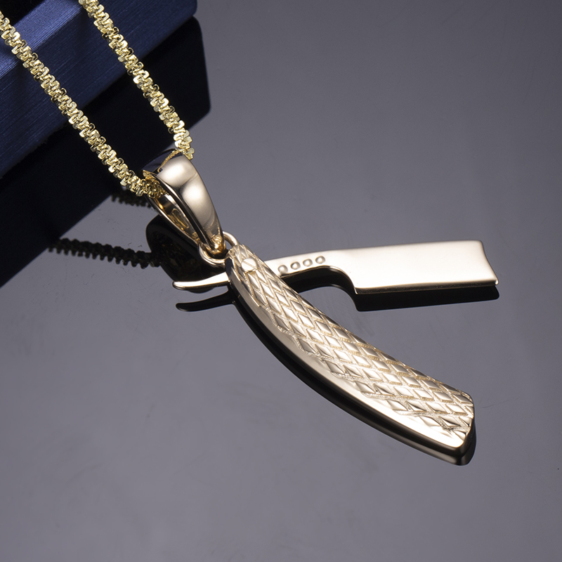 Gioielli Messi - Gioielli Messi Decorazione in oro giallo 14K CIPPENTI CON INSIPENDO CLASSO VINTAGE CLASSO DI VINTAGE CLASSO 10