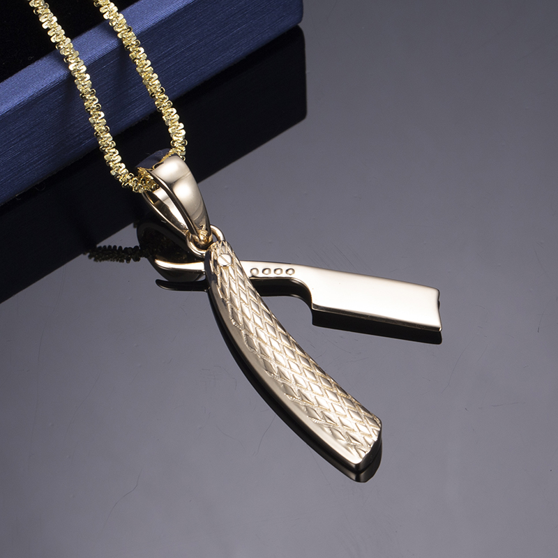 Gioielli Messi - Gioielli Messi Decorazione in oro giallo 14K CIPPENTI CON INSIPENDO CLASSO VINTAGE CLASSO DI VINTAGE CLASSO 8