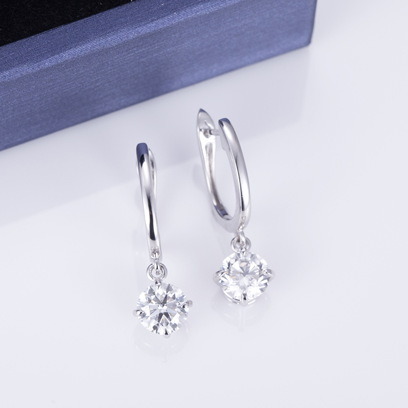 Серьги-гвоздики с выращенными в лаборатории бриллиантами по оптовым ценам | Messi Jewelry 9