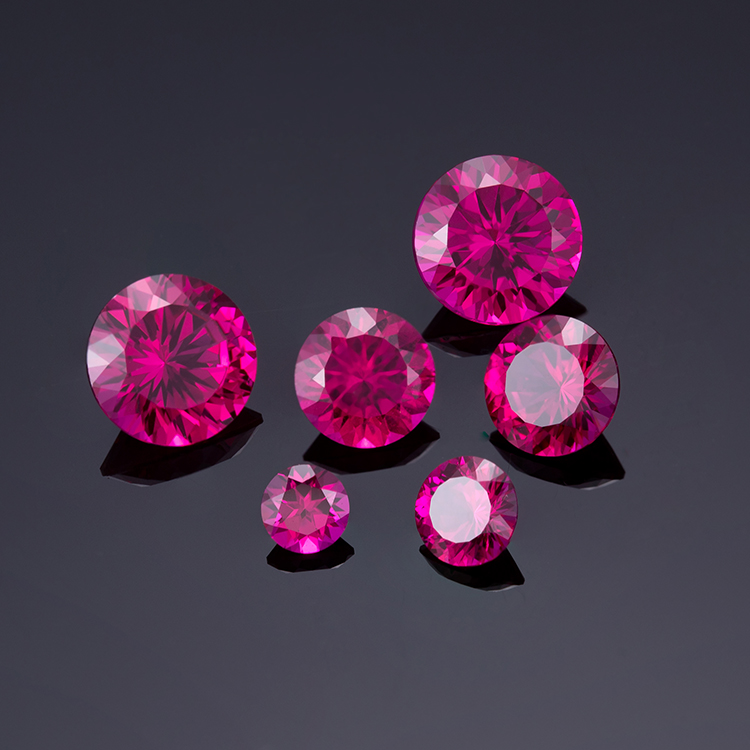 Ювелирные изделия Messi - Овальная лаборатория, выращенная Ruby Corundum, гидротермальная синтетическая лаборатория Ruby Stone создал Ruby Lab Ruby & Sapphire 12