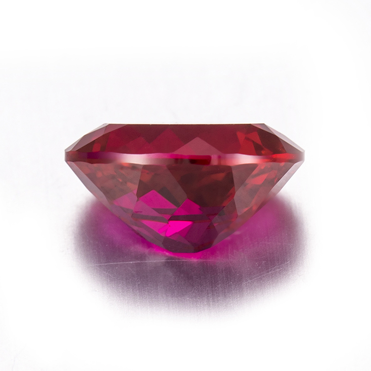 Ювелирные изделия Messi - Овальная лаборатория, выращенная Ruby Corundum, гидротермальная синтетическая лаборатория Ruby Stone создал Ruby Lab Ruby & Sapphire 9