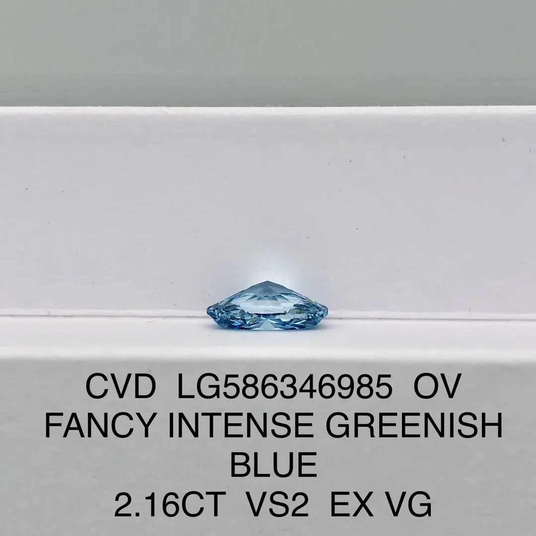 Praise 1.5 carat lab grown diamond oval customized | Messi Jewelry 2