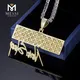 925 Sterling Silver Hip Hop Chain Pendant with Zircon Stones 6