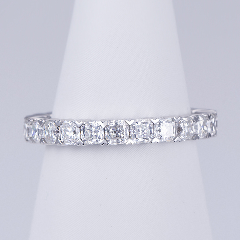 Месси ювелирные изделия - Messi Gems 14k 1,5 мм вечность Moissanite Band Gold Ring для женщин 2022 9