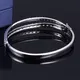 18k White Gold Half Eternity Lab Diamond Bracelet 5