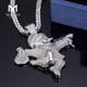 Messi Jewelry Hip Hop Moneybag Pendant 925 Silver Necklace 4