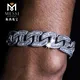 Custom 925 Sterling Silver Cuban Link Necklace by Messi Jewelry 7