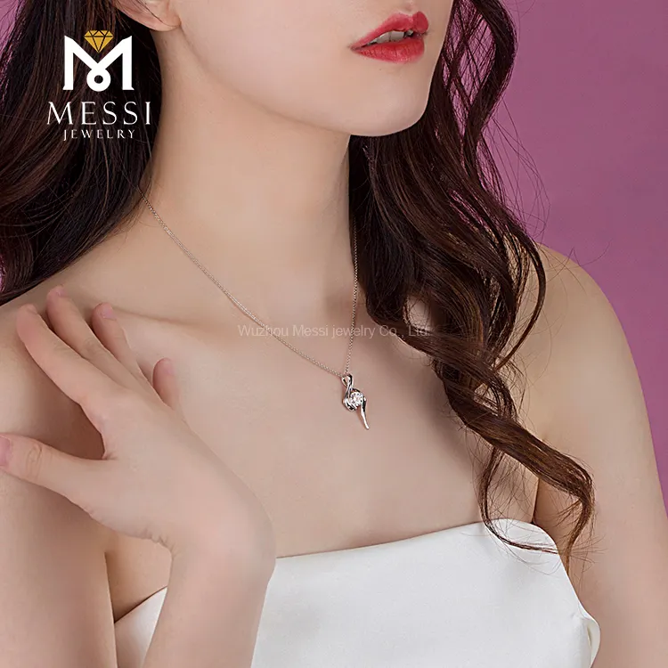 Messi Jewelry Lab Grown Diamond Tennis Necklace Price List 7