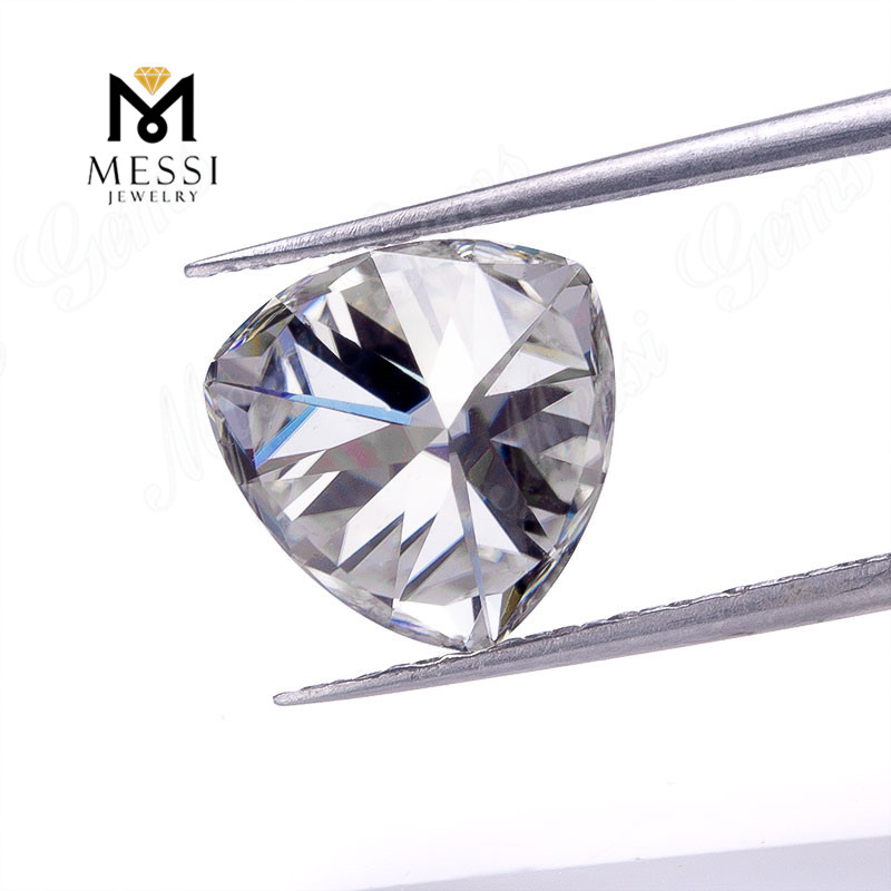 Messi Alahas - Messi Alahas trilyon nga giputol DEF VVS puti nga moissanite nga diamante nga presyo kada carat nga loose gemstones para sa paghimo sa singsing nga moissanite Trillion Cut 12