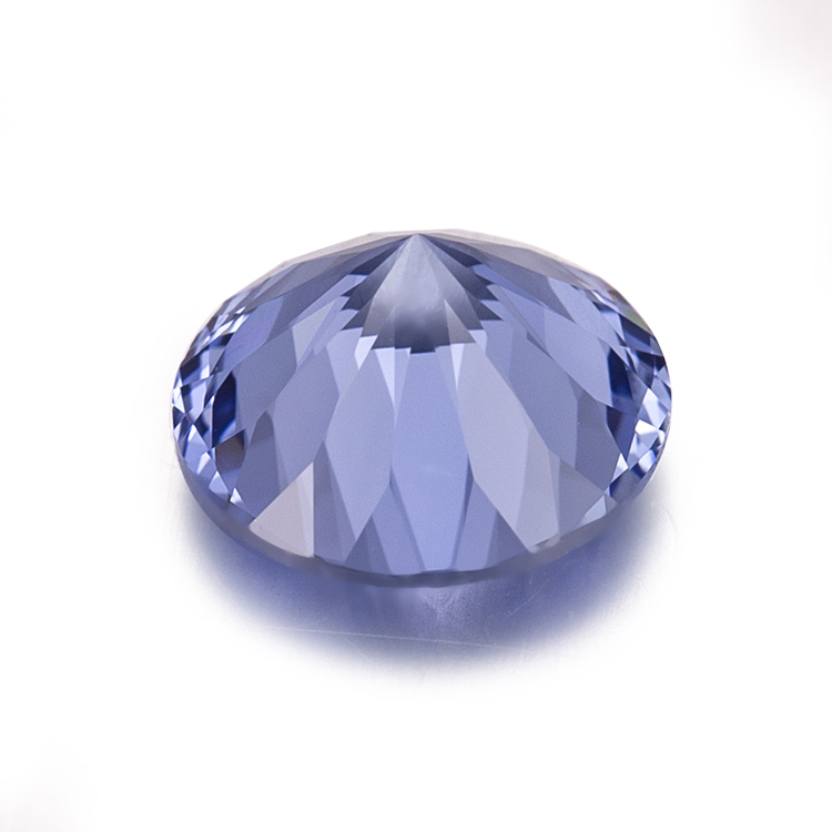 Messi Jewelry - Round Lab Grown Blue Sapphire Hydrothermal Blue Sapphire Stone Lab Created Blue Sapphire Lab Ruby & Sapphire 9