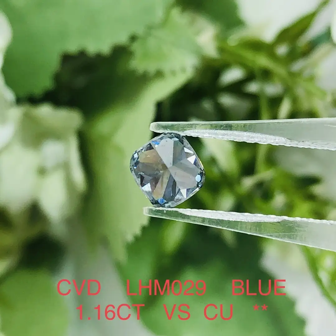 Creative elongated cushion cut lab diamond quality assurance | Messi Jewelry 3