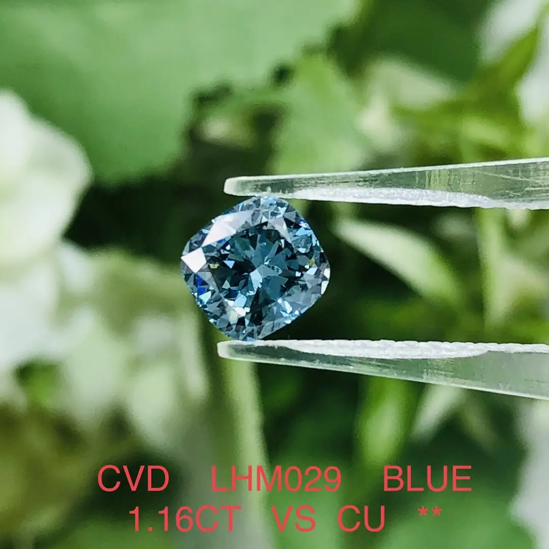 Creative elongated cushion cut lab diamond quality assurance | Messi Jewelry 4
