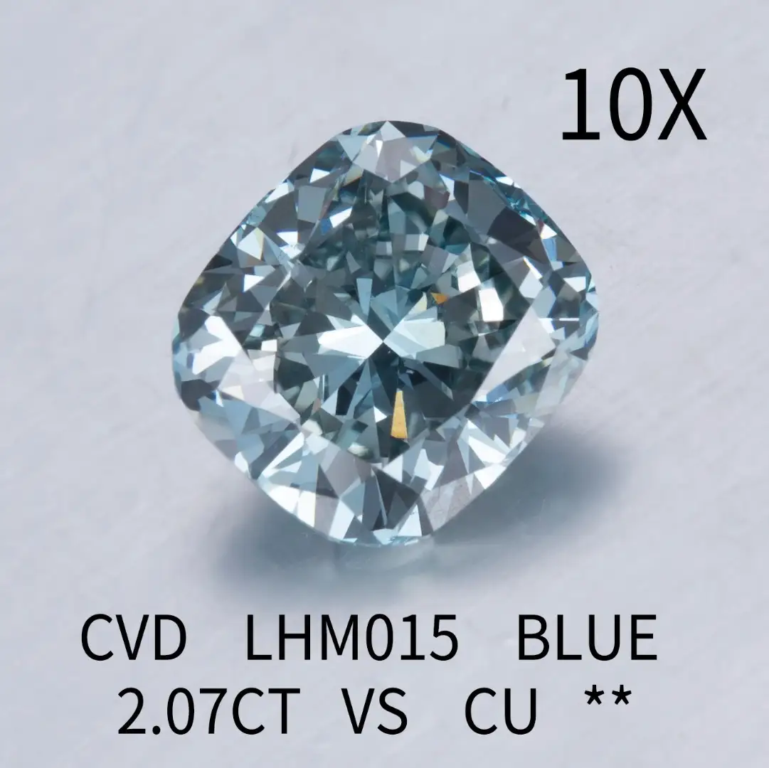 Creative elongated cushion cut lab diamond quality assurance | Messi Jewelry 7