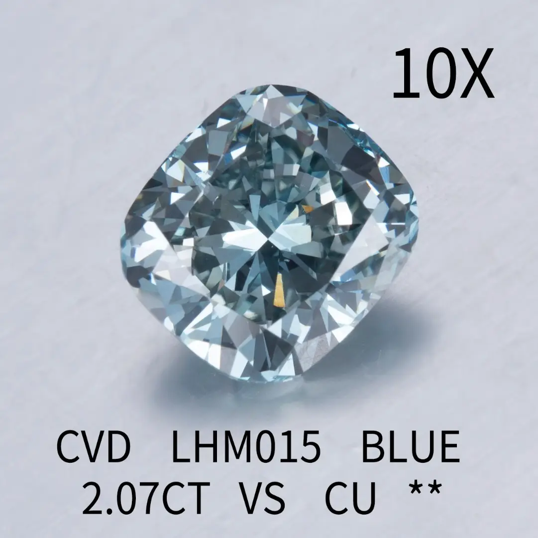 Custom 2 carat cushion cut lab diamond with good price Manufacturer | Messi Jewelry 7