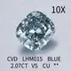 Custom 2 carat cushion cut lab diamond with good price Manufacturer | Messi Jewelry 7