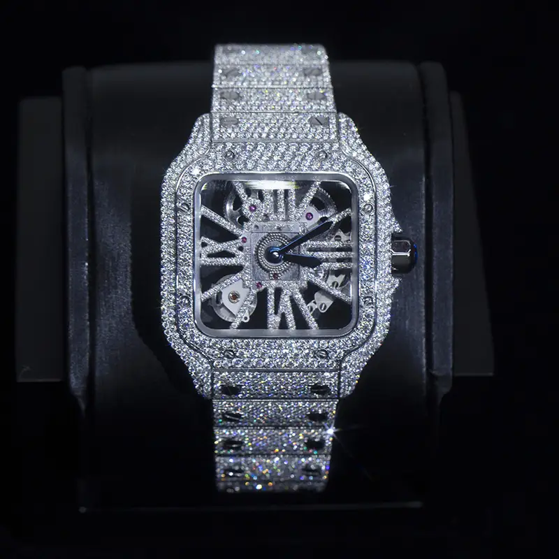 Gioielli Messi - Watch Moissanite per orologio da moissanite per messi hip hop 1