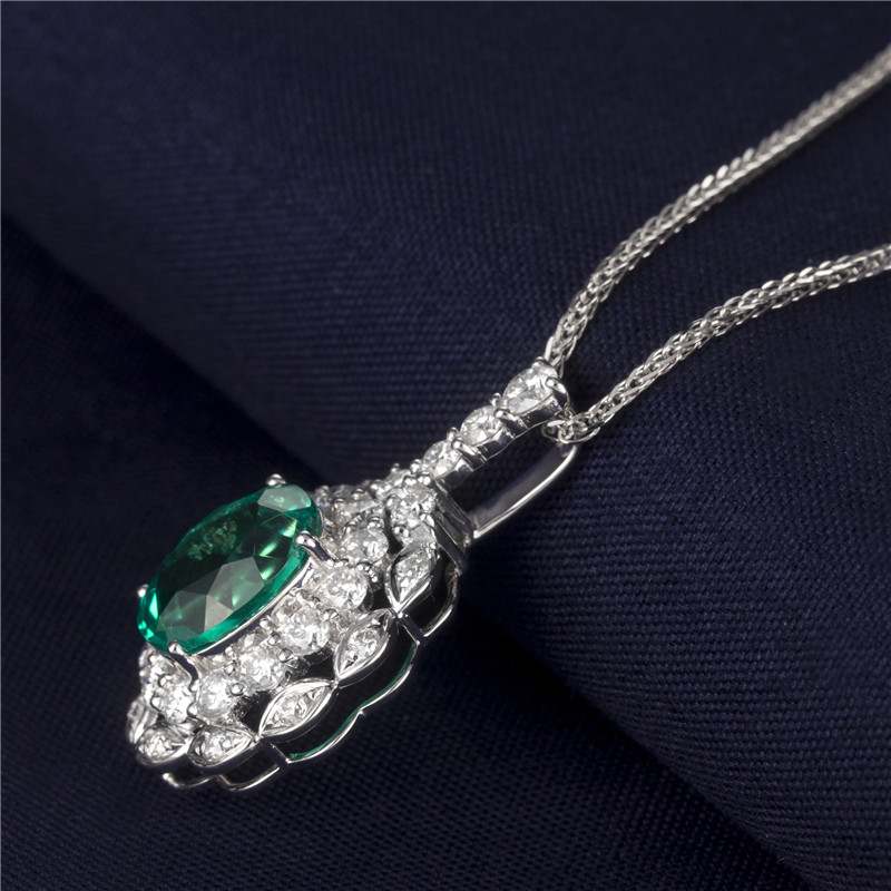 Durable sapphire necklace manufacturers | Messi Jewelry 10