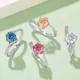 Fine Quality 925 sterling silver moissanite rings factory price | Messi Jewelry 6