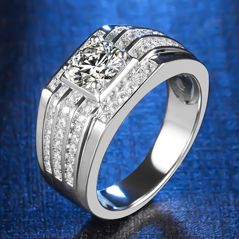 Men's Moissanite Rings – GRA Certified, Wholesale Available 6