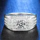 Cincin Moissanite Pria - GRA Bersertifikat, Tersedia Grosir 4