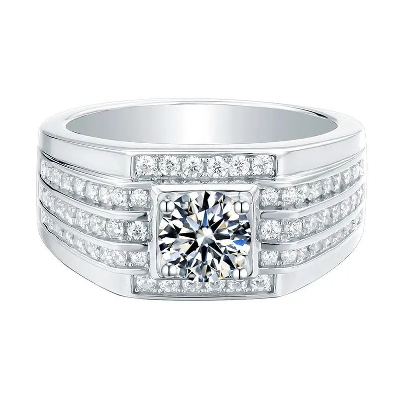 Men's Moissanite Rings – GRA Certified, Wholesale Available 2