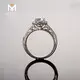 Custom rose gold moissanite band rings manufacturing Manufacturer | Messi Jewelry 6