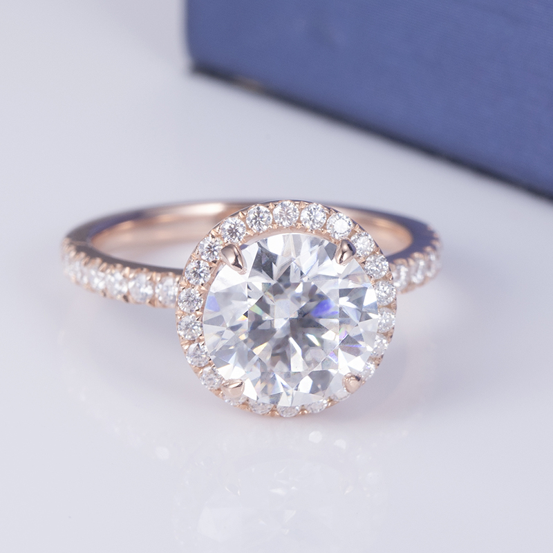 Jóias Messi - Jóias Messi MSR -597 Casamento de Halo Silver Halo 9