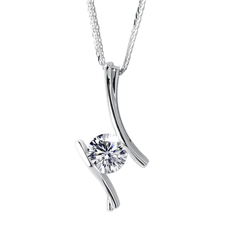 Gioielli Messi - Gioielli Messi MS -206 AU750 18K 14K NACCHLAZIONE OLCO BIANCA1.0CARAT CVD LAB CACCOLA DIAMANDA CACCLACA 1