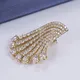 Messi Jewelry | Durable synthetic diamond earrings customized 6