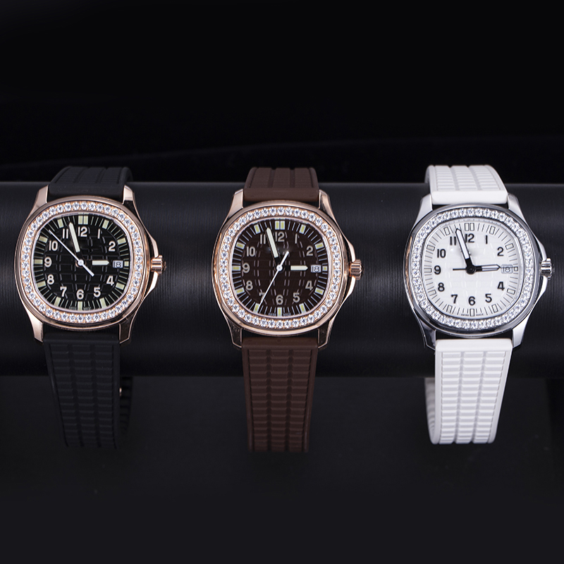 Barang Kemas Messi - Tersuai Mewah Wanita Tersuai Jam Tangan Berlian Moissanite Jam Tangan Moissanite 19