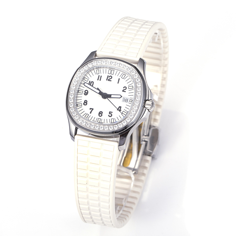 Barang Kemas Messi - Tersuai Mewah Wanita Tersuai Jam Tangan Berlian Moissanite Jam Tangan Moissanite 13