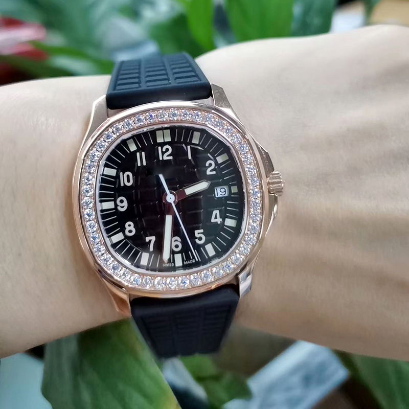 Barang Kemas Messi - Tersuai Mewah Wanita Tersuai Jam Tangan Berlian Moissanite Jam Tangan Moissanite 12