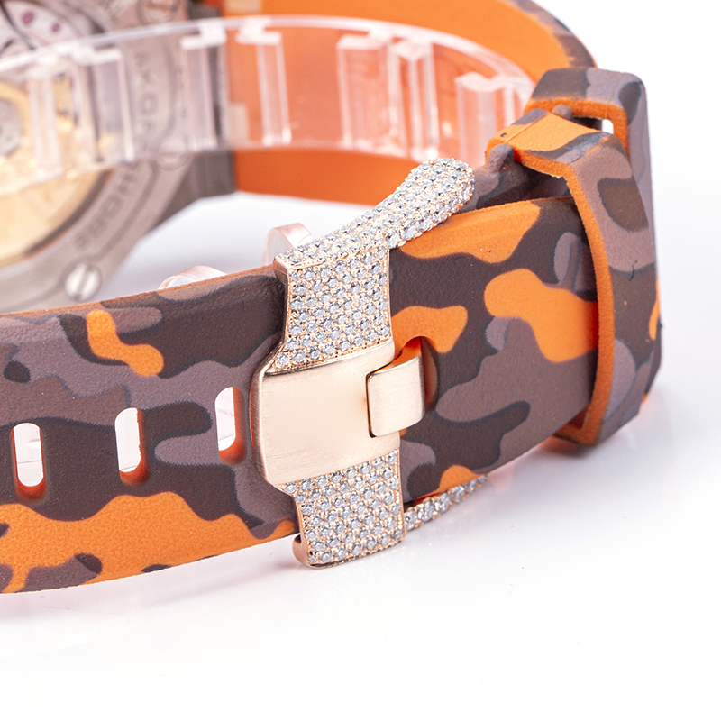 Messi Alahas - Espesyal nga disenyo nga Hip Hop Moissanite Diamond Watch Moissanite Watch 13